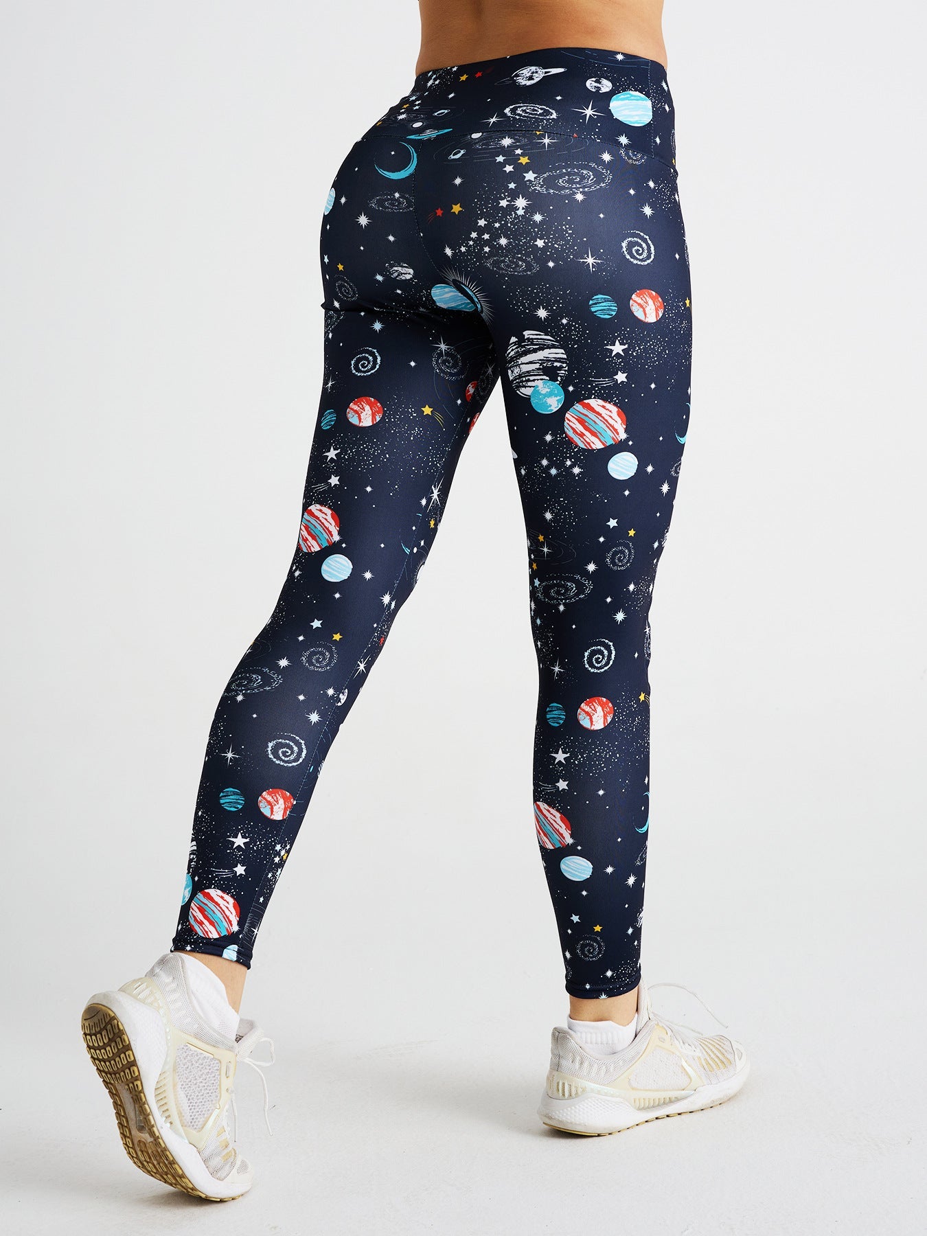 Cosmic Space Print High Waist Sports Fitness Yoga Pants