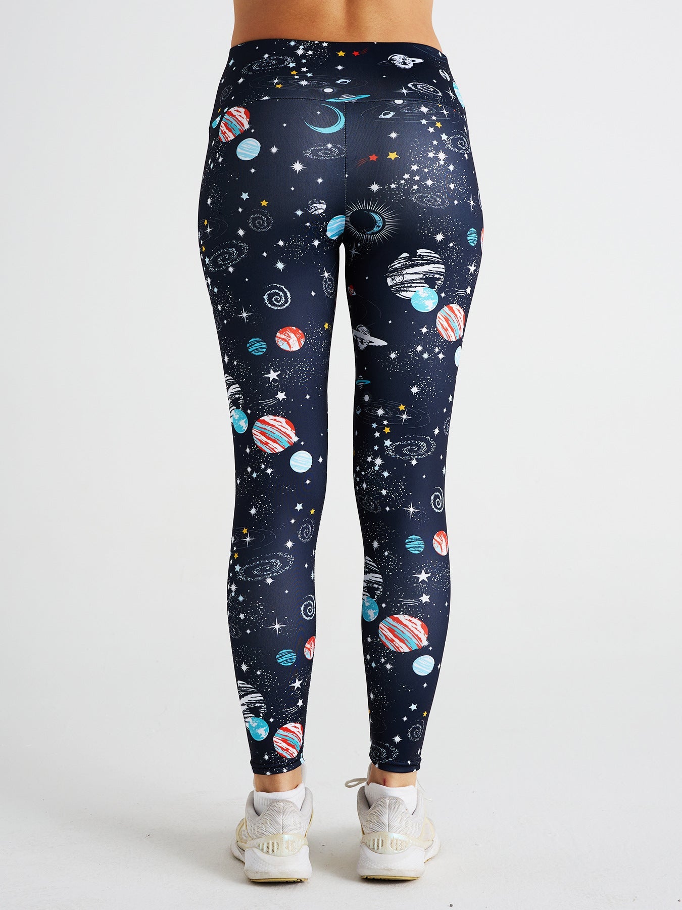 Cosmic Space Print High Waist Sports Fitness Yoga Pants